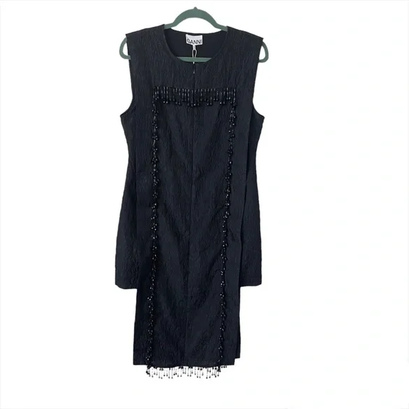 NWT Ganni Jacquard Dress Size 8 US (40 FR) - Picture 5 of 16